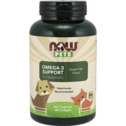 NOW Pets Omega-3 Support Dog & Cat Supplement