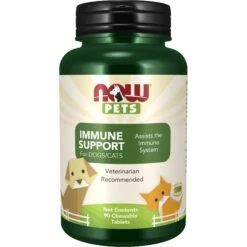NOW Pets Immune Support Dog & Cat Supplement