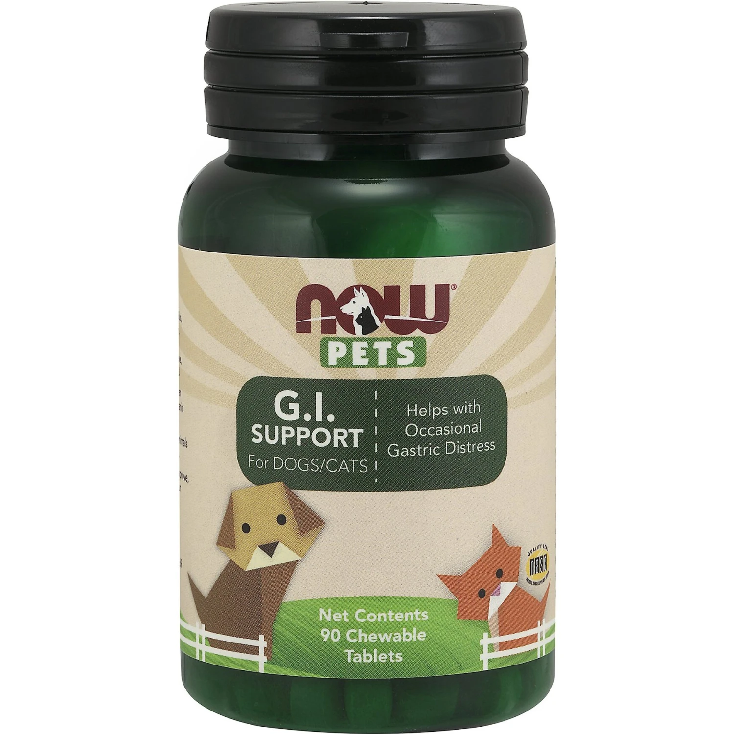 NOW Pets GI Support Dog & Cat Supplement 1 NOW Pets GI Support Dog & Cat Supplement