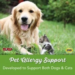 NOW Pets Pet Allergy Dog & Cat Supplement -Pet Wellness 140264 PT2. AC SS1800 V1622150272