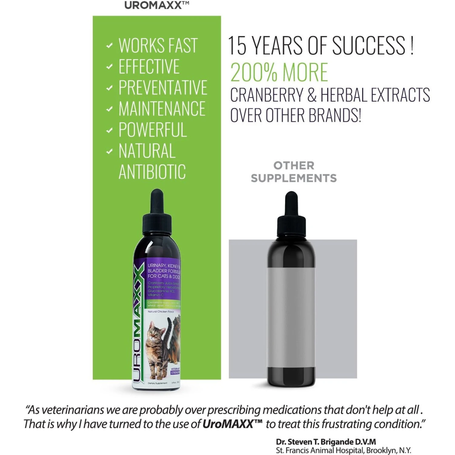 Animal Nutritional Products UroMAXX Urinary, Kidney & Bladder Dog & Cat Supplement, 6-oz Bottle 4 Animal Nutritional Products UroMAXX Urinary, Kidney & Bladder Dog & Cat Supplement, 6-oz Bottle - Image 4