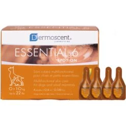 Dermoscent Essential 6 Spot-On Small Breed Dog Skin Care Treatment, 4 Count