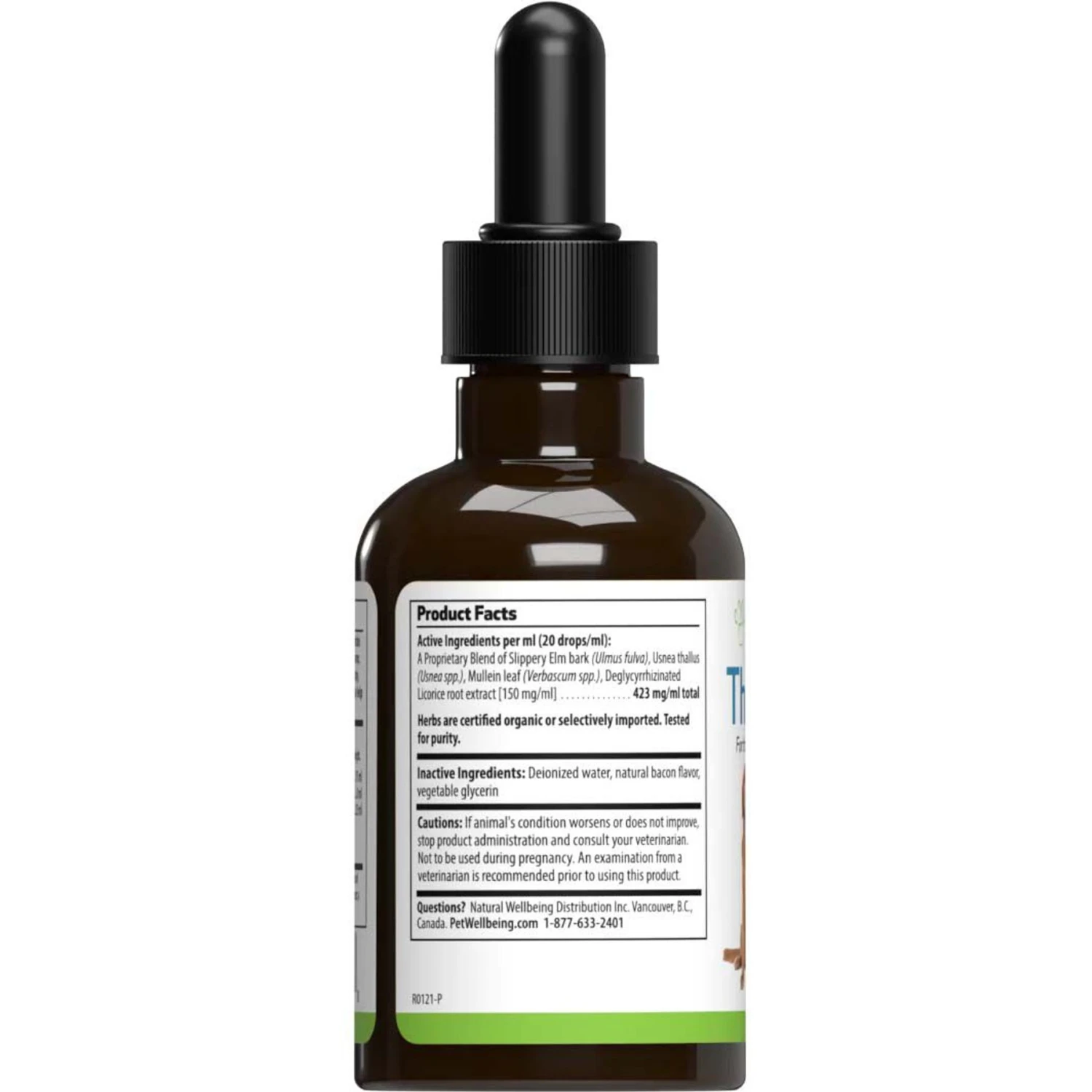 Pet Wellbeing Throat Gold Bacon Flavored Liquid Respiratory Supplement For Dogs & Cats 8 Pet Wellbeing Throat Gold Bacon Flavored Liquid Respiratory Supplement For Dogs & Cats - Image 8