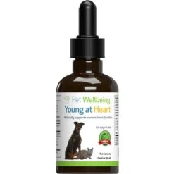 Pet Wellbeing Young At Heart Bacon Flavored Liquid Heart Supplement For Dogs & Cats