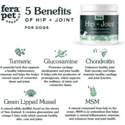 Fera Pet Organics Hip & Joint Soft Chew Dog Supplement -Pet Wellness 141416 PT2. AC SS1800 V1597899992