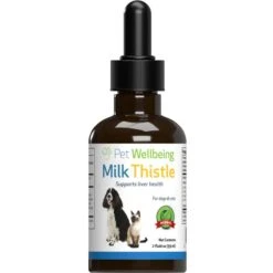 Pet Wellbeing Milk Thistle Bacon Flavored Liquid Liver Supplement For Dogs & Cats