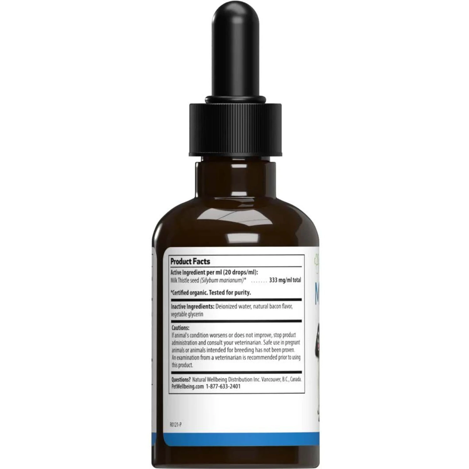 Pet Wellbeing Milk Thistle Bacon Flavored Liquid Liver Supplement For Dogs & Cats 8 Pet Wellbeing Milk Thistle Bacon Flavored Liquid Liver Supplement For Dogs & Cats - Image 8