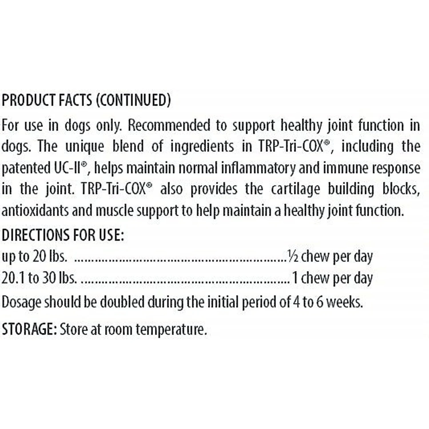 Dr. Tim's TRP-Tri-COX Minis Small Breed & Puppy Joint Support Dog Supplement 3 Dr. Tim's TRP-Tri-COX Minis Small Breed & Puppy Joint Support Dog Supplement - Image 3