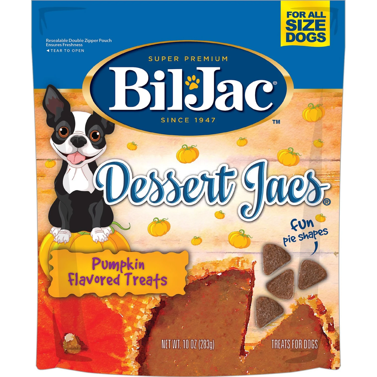 Bil-Jac Dessert Jacs Pumpkin Flavored Dog Treats 1 Bil-Jac Dessert Jacs Pumpkin Flavored Dog Treats
