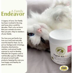 Wholistic Pet Organics Digest-All Plus Digestive Support For Dogs & Cats Supplement -Pet Wellness 142751 PT5. AC SS1800 V1683050215