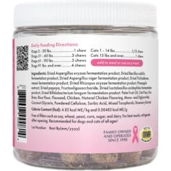 Wholistic Pet Organics Daily Digestive Support Soft Chew Dog & Cat Supplement 8 Wholistic Pet Organics Daily Digestive Support Soft Chew Dog & Cat Supplement -Pet Wellness 142753 PT2. AC SS1800 V1685522347
