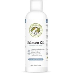 Wholistic Pet Organics Wild Salmon Oil Omega Support For Dogs & Cats Supplement