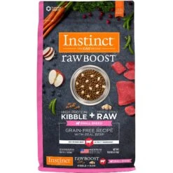 Instinct Raw Boost Small Breed Grain-Free Recipe With Real Beef & Freeze-Dried Raw Pieces Dry Dog Food -Pet Wellness 143155 PT8. AC SS1800 V1565022464