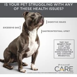 Diamond Care Sensitive Stomach Formula Adult Grain-Free Dry Dog Food -Pet Wellness 143248 PT5. AC SS1800 V1587655590