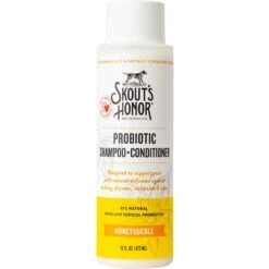 Skout's Honor Probiotic Honeysuckle Pet Shampoo & Conditioner, 16-oz Bottle