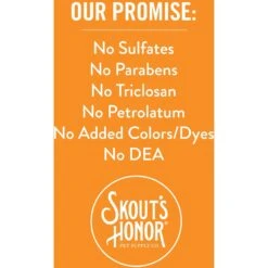 Skout's Honor Probiotic Honeysuckle Pet Shampoo & Conditioner, 16-oz Bottle -Pet Wellness 144675 PT4. AC SS1800 V1658284503