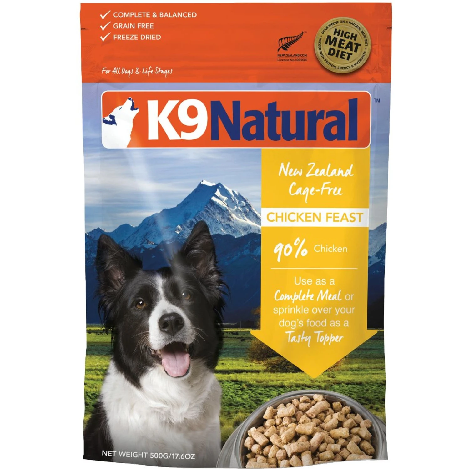 K9 Natural Chicken Feast Raw Grain-Free Freeze-Dried Dog Food 1 K9 Natural Chicken Feast Raw Grain-Free Freeze-Dried Dog Food