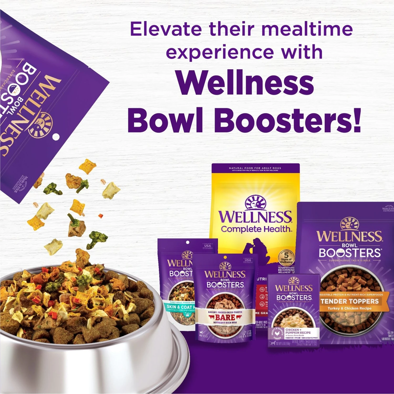 Wellness CORE Bowl Boosters Bare Turkey Freeze-Dried Dog Food Mixer Or Topper 6 Wellness CORE Bowl Boosters Bare Turkey Freeze-Dried Dog Food Mixer Or Topper - Image 6