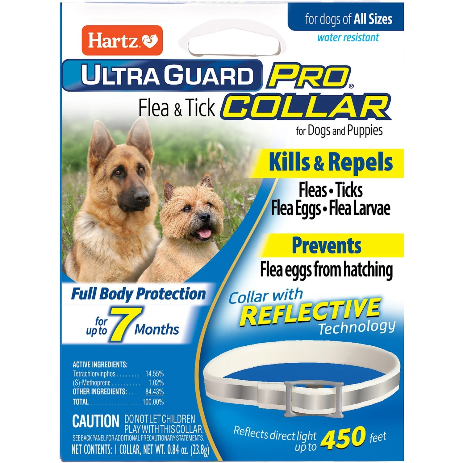 Hartz UltraGuard Pro Reflecting Flea & Tick Collar For Dogs & Puppies 1 Hartz UltraGuard Pro Reflecting Flea & Tick Collar For Dogs & Puppies