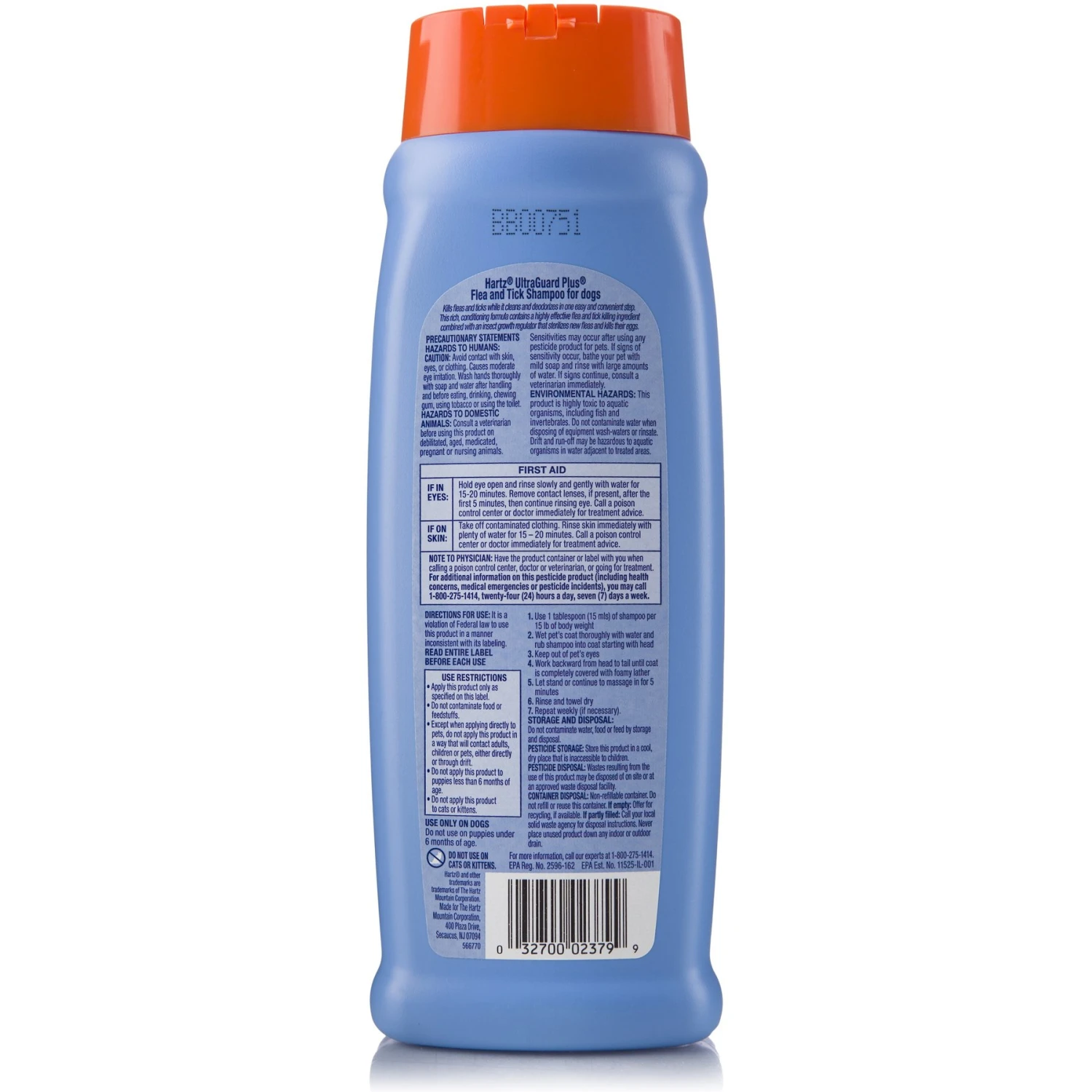 Hartz UltraGuard Plus Flea & Tick Dog Shampoo With Aloe 2 Hartz UltraGuard Plus Flea & Tick Dog Shampoo With Aloe - Image 2