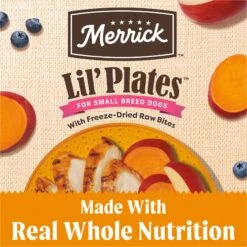 Merrick Lil' Plates Grain-Free Small Breed Dry Dog Food Real Chicken, Sweet Potatoes + Peas With Raw Bites Recipe -Pet Wellness 145881 PT4. AC SS1800 V1673561680