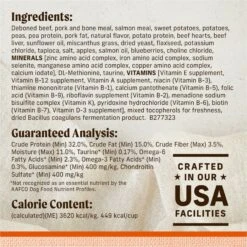 Merrick Lil' Plates Grain-Free Chicken-Free Real Texas Beef, Sweet Potato + Peas With Raw Bites Recipe Small Breed Dry Dog Food -Pet Wellness 145883 PT6. AC SS1800 V1673561623