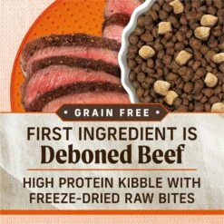 Merrick Lil' Plates Grain-Free Chicken-Free Real Texas Beef, Sweet Potato + Peas With Raw Bites Recipe Small Breed Dry Dog Food -Pet Wellness 145883 PT8. AC SS1800 V1673561617