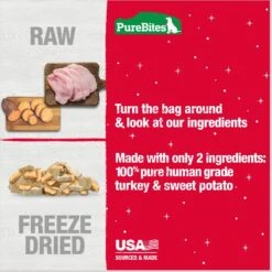 PureBites Holiday Turkey & Sweet Potato Freeze-Dried Dog Treats, 2.5-oz Bag 11 PureBites Holiday Turkey & Sweet Potato Freeze-Dried Dog Treats, 2.5-oz Bag -Pet Wellness 145891 PT3. AC SS1800 V1694718644