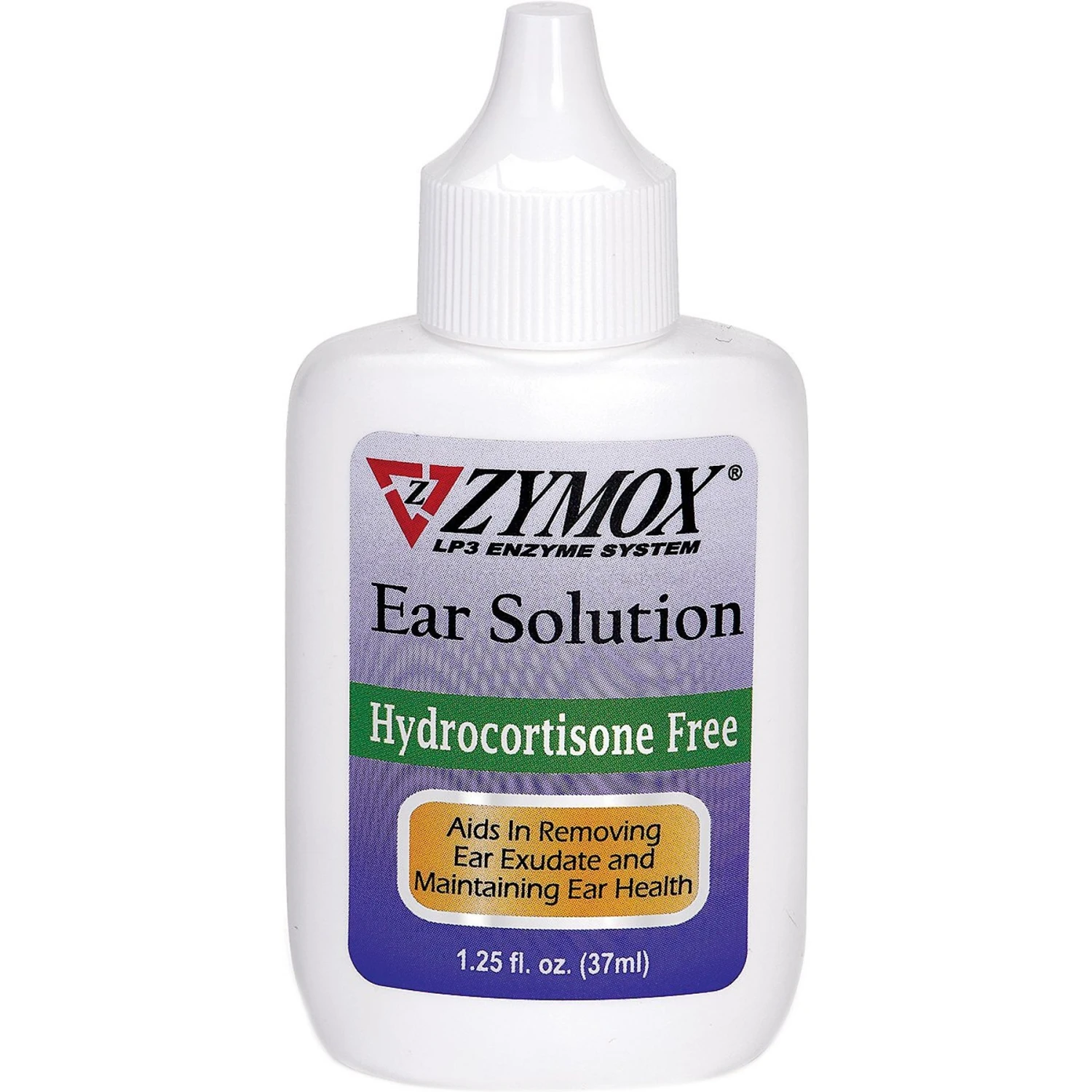 Zymox Hydrocortisone Free Dog & Cat Ear Infection Solution, 1.25-oz Bottle 1 Zymox Hydrocortisone Free Dog & Cat Ear Infection Solution, 1.25-oz Bottle