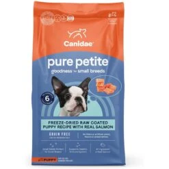 CANIDAE Grain-Free PURE Petite Salmon Formula Small Breed Puppy Limited Ingredient Freeze-Dried Raw Coated Dry Dog Food