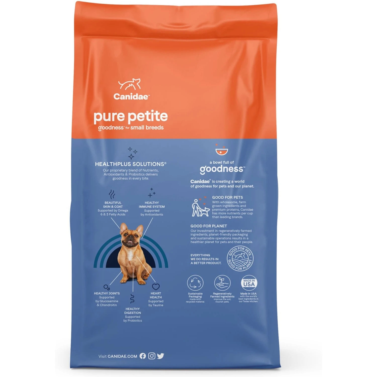 CANIDAE PURE Petite Adult Small Breed Grain-Free With Salmon Dry Dog Food 3 CANIDAE PURE Petite Adult Small Breed Grain-Free With Salmon Dry Dog Food - Image 3
