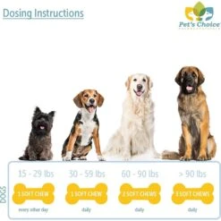 Pet's Choice Pharmaceuticals Skin & Coat Small To Medium Breed Soft Chews Dog Supplements -Pet Wellness 148707 PT3. AC SS1800 V1619981821