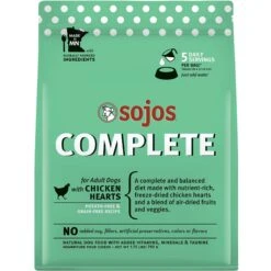Sojos Complete Chicken Recipe Adult Freeze-Dried Grain-Free Raw Dog Food