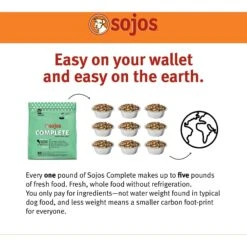 Sojos Complete Chicken Recipe Adult Freeze-Dried Grain-Free Raw Dog Food 11 Sojos Complete Chicken Recipe Adult Freeze-Dried Grain-Free Raw Dog Food -Pet Wellness 149628 PT3. AC SS1800 V1612410696