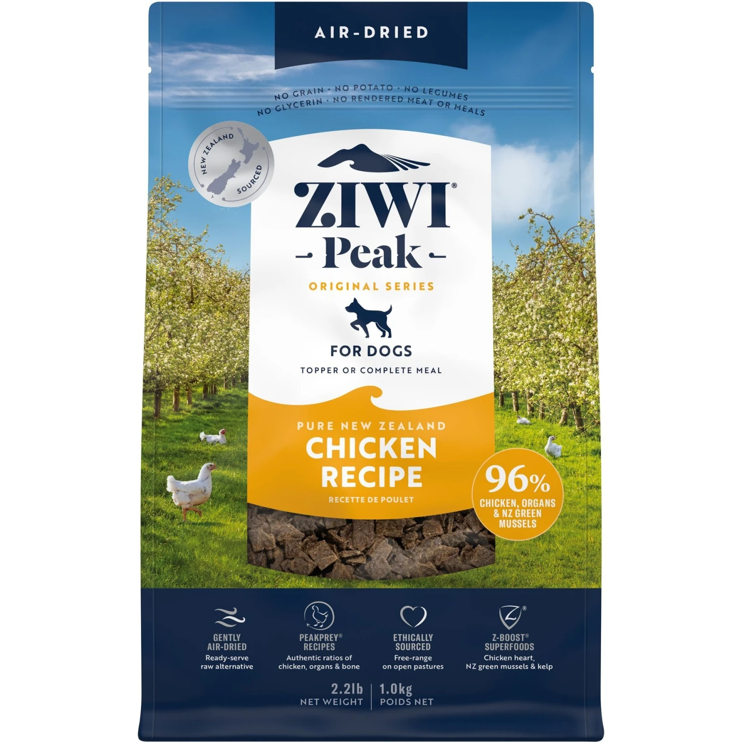 ZIWI Peak Chicken Grain-Free Air-Dried Dog Food 1 ZIWI Peak Chicken Grain-Free Air-Dried Dog Food