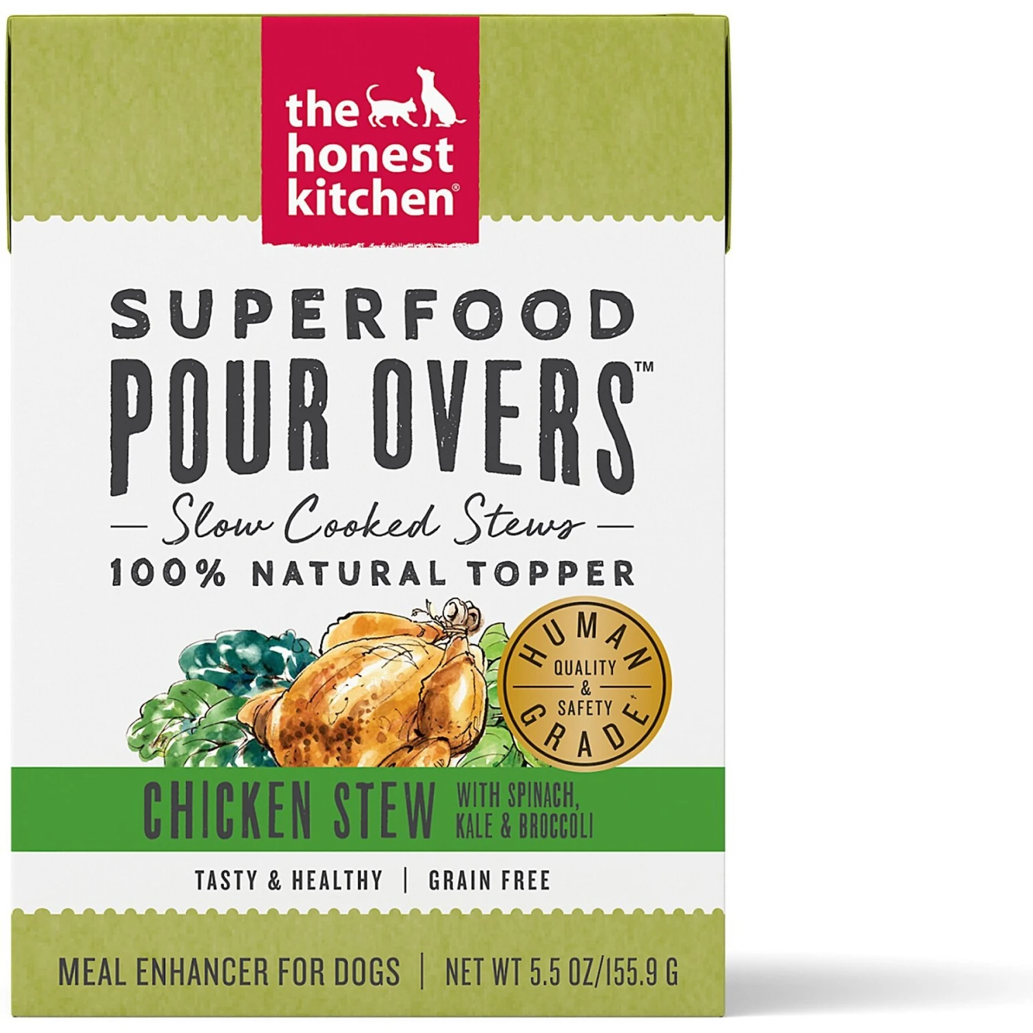 The Honest Kitchen Superfood POUR OVERS Chicken Stew With Veggies Wet Dog Food Topper 1 The Honest Kitchen Superfood POUR OVERS Chicken Stew With Veggies Wet Dog Food Topper