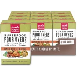 The Honest Kitchen Superfood POUR OVERS Lamb & Beef Stew With Veggies Wet Dog Food Topper