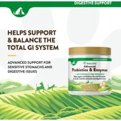 NaturVet Advanced Probiotics & Enzymes Plus Vet Strength PB6 Probiotic Powder Digestive Supplement For Cats & Dogs 11 NaturVet Advanced Probiotics & Enzymes Plus Vet Strength PB6 Probiotic Powder Digestive Supplement For Cats & Dogs -Pet Wellness 150338 PT2. AC SS1800 V1698694289
