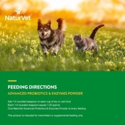 NaturVet Advanced Probiotics & Enzymes Plus Vet Strength PB6 Probiotic Powder Digestive Supplement For Cats & Dogs 15 NaturVet Advanced Probiotics & Enzymes Plus Vet Strength PB6 Probiotic Powder Digestive Supplement For Cats & Dogs -Pet Wellness 150338 PT6. AC SS1800 V1698692903