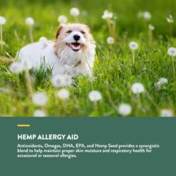 NaturVet Hemp Soft Chews Allergy Supplement For Dogs -Pet Wellness 150346 PT3. AC SS1800 V1698697704