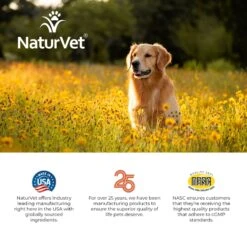 NaturVet Hemp Soft Chews Allergy Supplement For Dogs -Pet Wellness 150346 PT8. AC SS1800 V1698694601