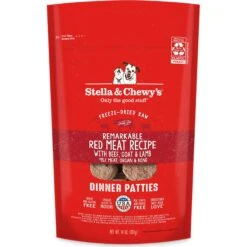 Stella & Chewy's Remarkable Red Meat Recipe Dinner Patties Freeze-Dried Raw Dog Food