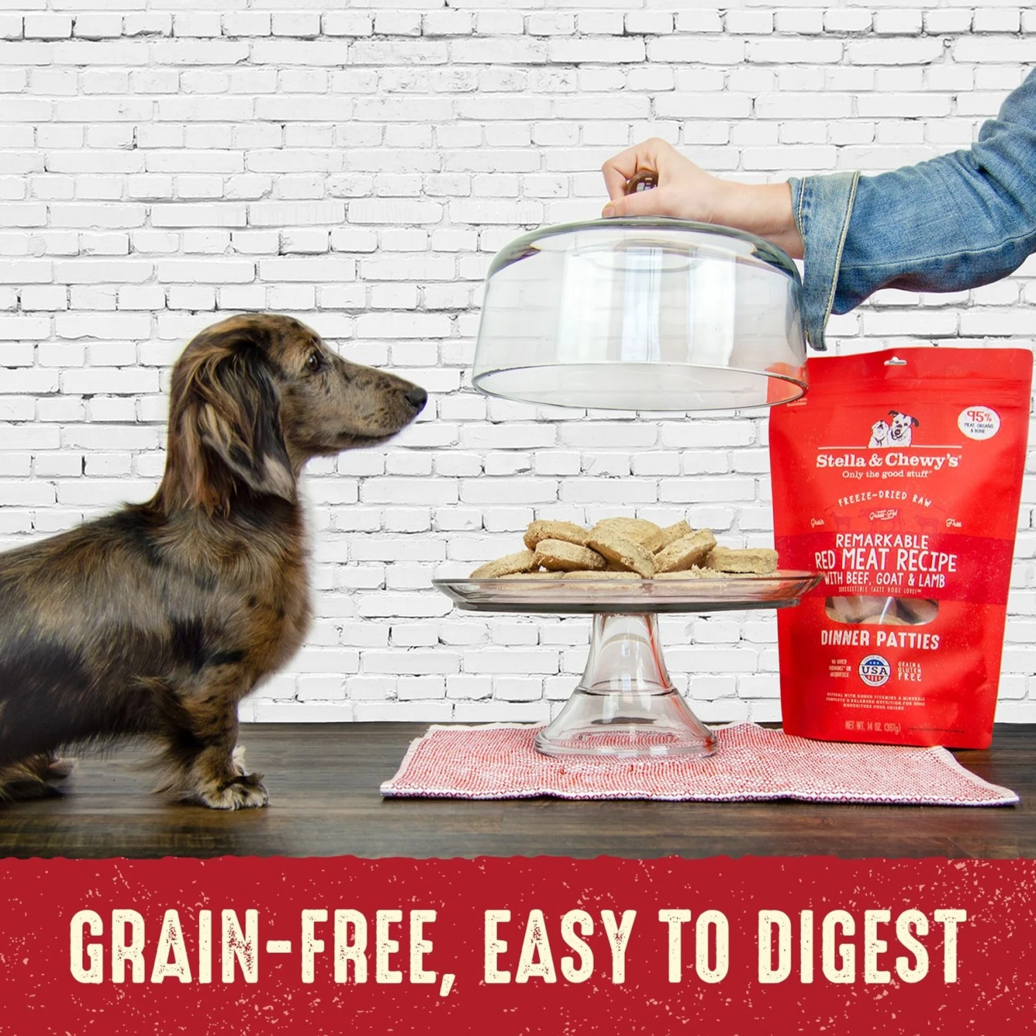 Stella & Chewy's Remarkable Red Meat Recipe Dinner Patties Freeze-Dried Raw Dog Food 6 Stella & Chewy's Remarkable Red Meat Recipe Dinner Patties Freeze-Dried Raw Dog Food - Image 6