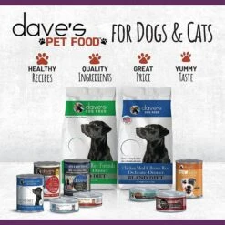 Dave's Pet Food Restricted Sodium Chicken Recipe Canned Dog Food -Pet Wellness 150940 PT6. AC SS1800 V1534364516