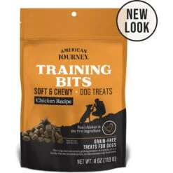 American Journey Chicken Recipe Grain-Free Soft & Chewy Training Bits Dog Treats