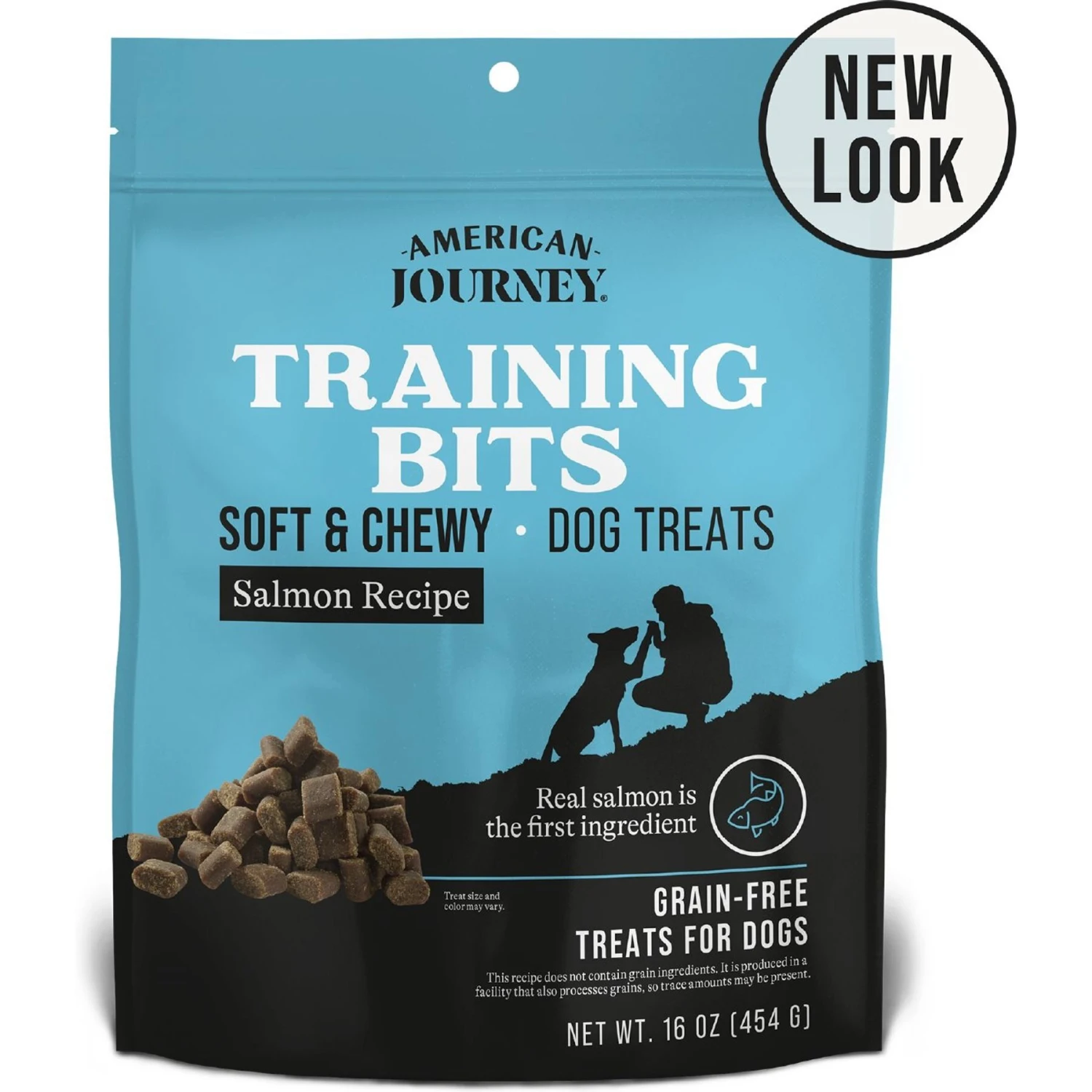 American Journey Salmon Recipe Grain-Free Soft & Chewy Training Bits Dog Treats 1 American Journey Salmon Recipe Grain-Free Soft & Chewy Training Bits Dog Treats