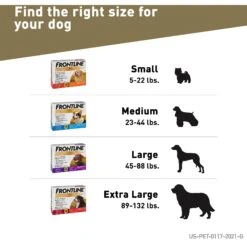 Frontline Gold For Dogs Flea & Tick Treatment (Large Dog, 45-88 Lbs.) -Pet Wellness 151403 PT5. AC SS1800 V1643407943