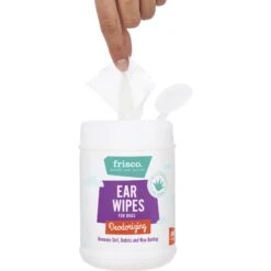 Frisco Deodorizing Ear Wipes With Aloe For Dogs & Puppies 9 Frisco Deodorizing Ear Wipes With Aloe For Dogs & Puppies -Pet Wellness 152583 PT3. AC SS1800 V1551302809