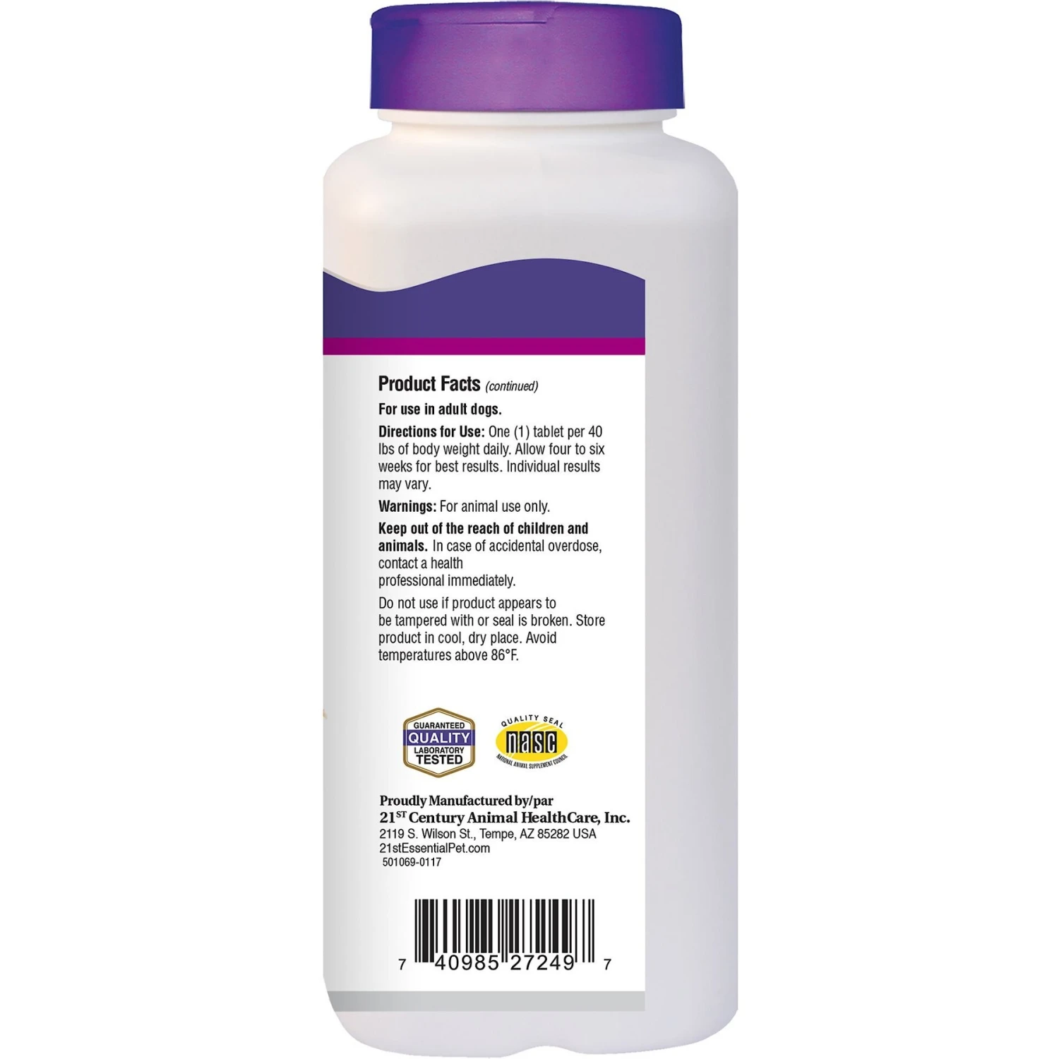 21st Century Essential Pet Adult Hip & Joint Savory Flavor Chewable Supplement For Dogs 3 21st Century Essential Pet Adult Hip & Joint Savory Flavor Chewable Supplement For Dogs - Image 3