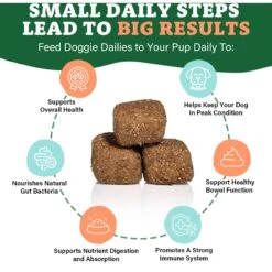 Doggie Dailies Advanced Probiotics & Prebiotics Dog Supplement -Pet Wellness 154755 PT2. AC SS1800 V1566246534